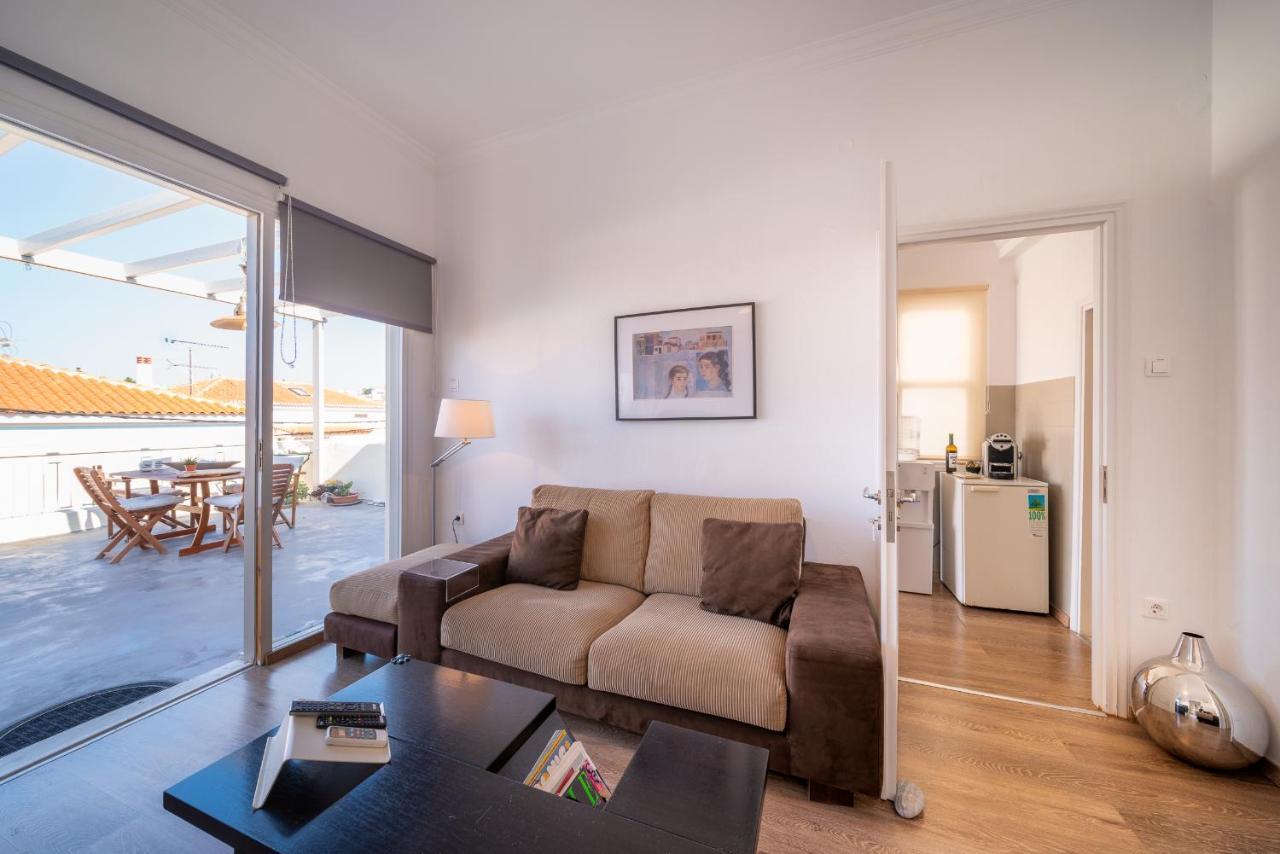 Apartmán The Roof - Flat Sea View In Aegina Town Exteriér fotografie